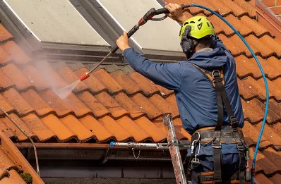 Démoussage et hydrofuge de toiture à Voulmentin